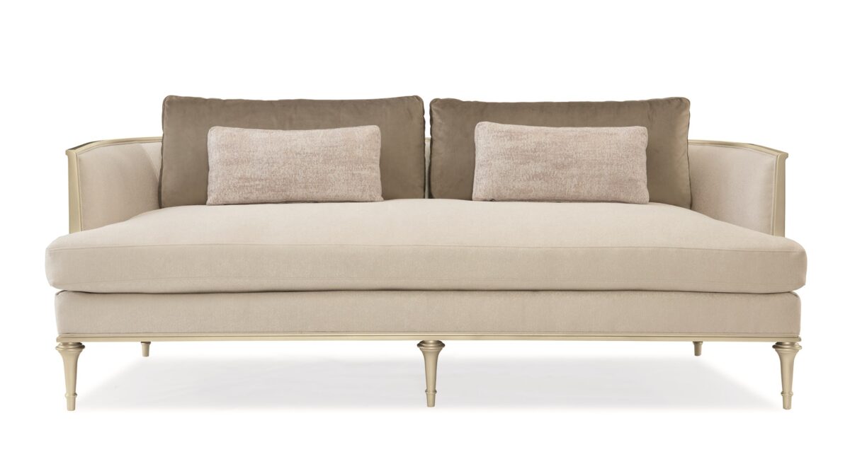 "Bold and contemporary Quit Your Metal-ing collection by Caracole, featuring striking metallic accents and modern design for a luxurious, high-style living space."