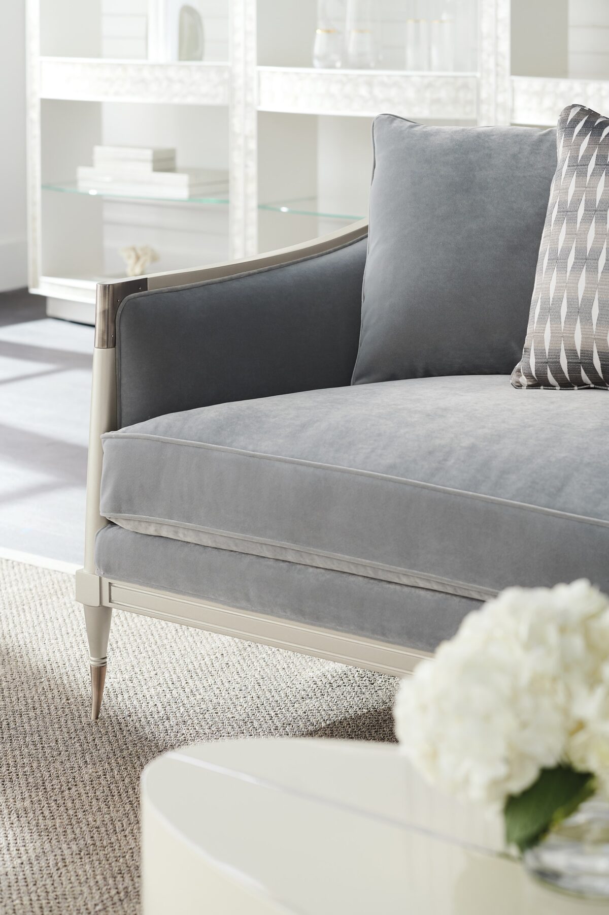 "Bold and contemporary Splash of Flash collection by Caracole, featuring striking design and luxurious finishes that bring a touch of glamour and style to any living space."