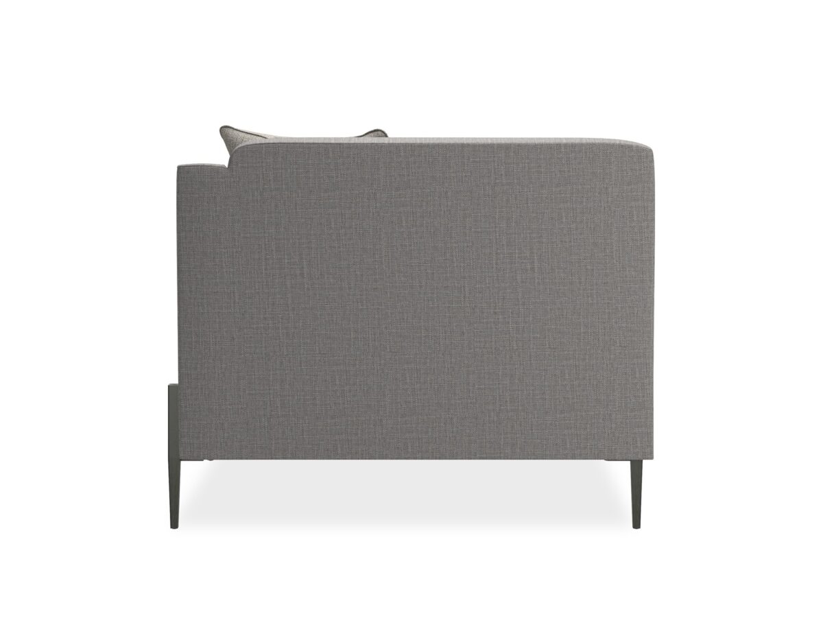 Stylish Remix Right Arm Chair by Caracole, perfect for upscale living rooms.