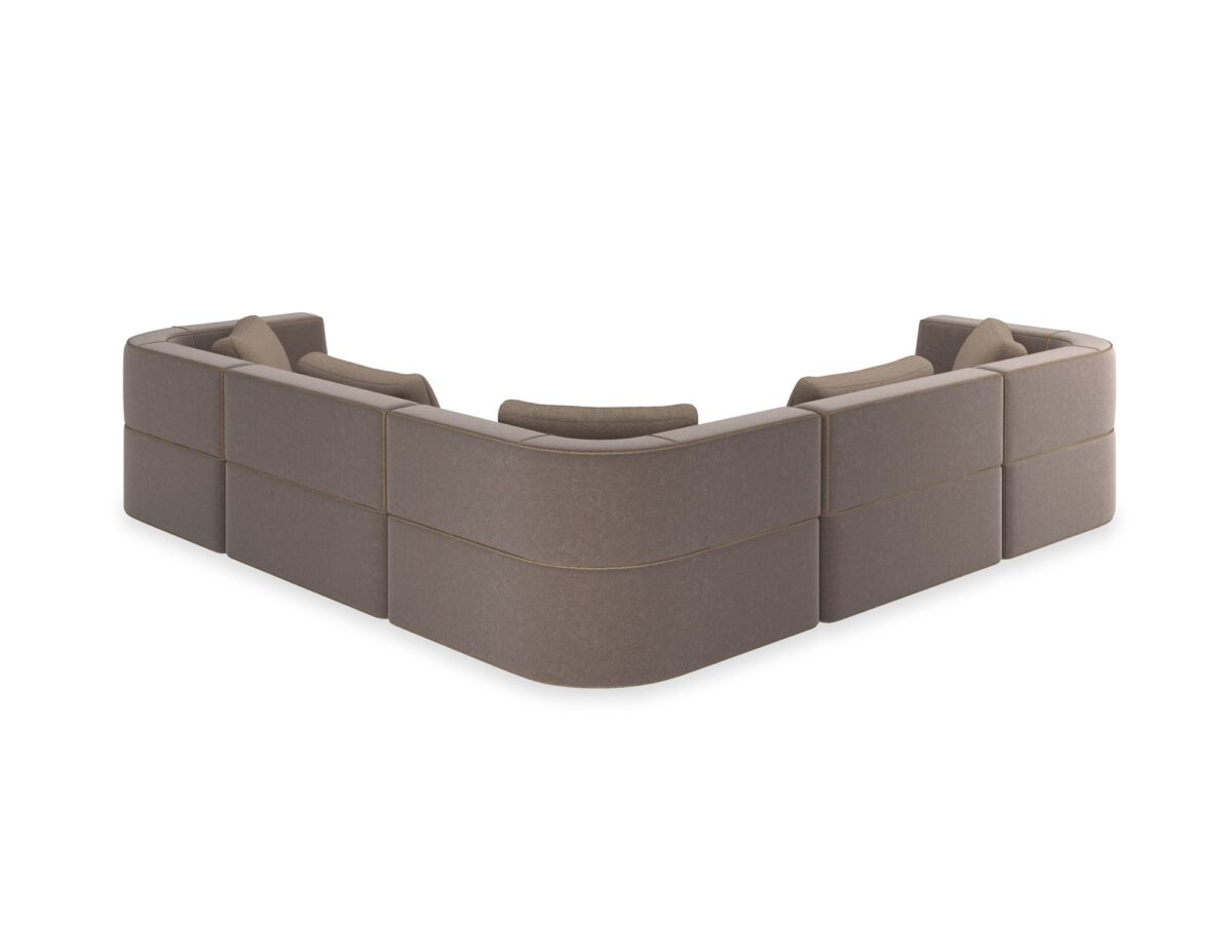 Complete your sectional with the Marbella Corner Wedge by Caracole, a stylish and refined piece that adds balance and beauty to your space.