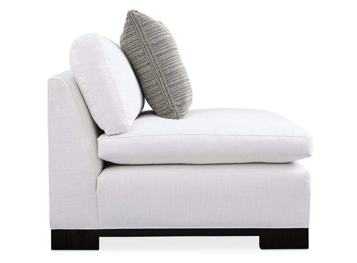 Add a touch of elegance with the Refresh Armless Chair by Caracole, blending sleek design and refined comfort for any modern setting.
