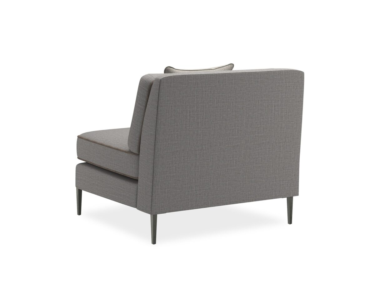 Elevate your space with the Remix Armless Chair by Caracole, offering sleek lines and refined style for a chic, contemporary look.