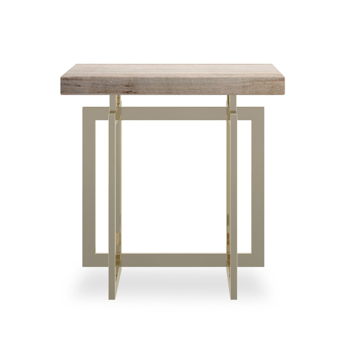 Wish You Were Here End Table by Caracole with modern elegance.
