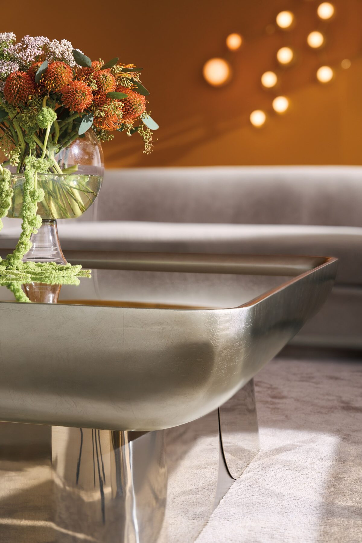 Zenith Cocktail Table by Caracole with a sleek, contemporary design.