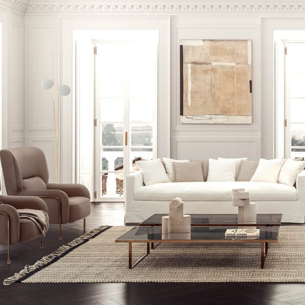 “Platea by Pianca luxury sofa – perfect for modern living rooms with sleek, timeless appeal”