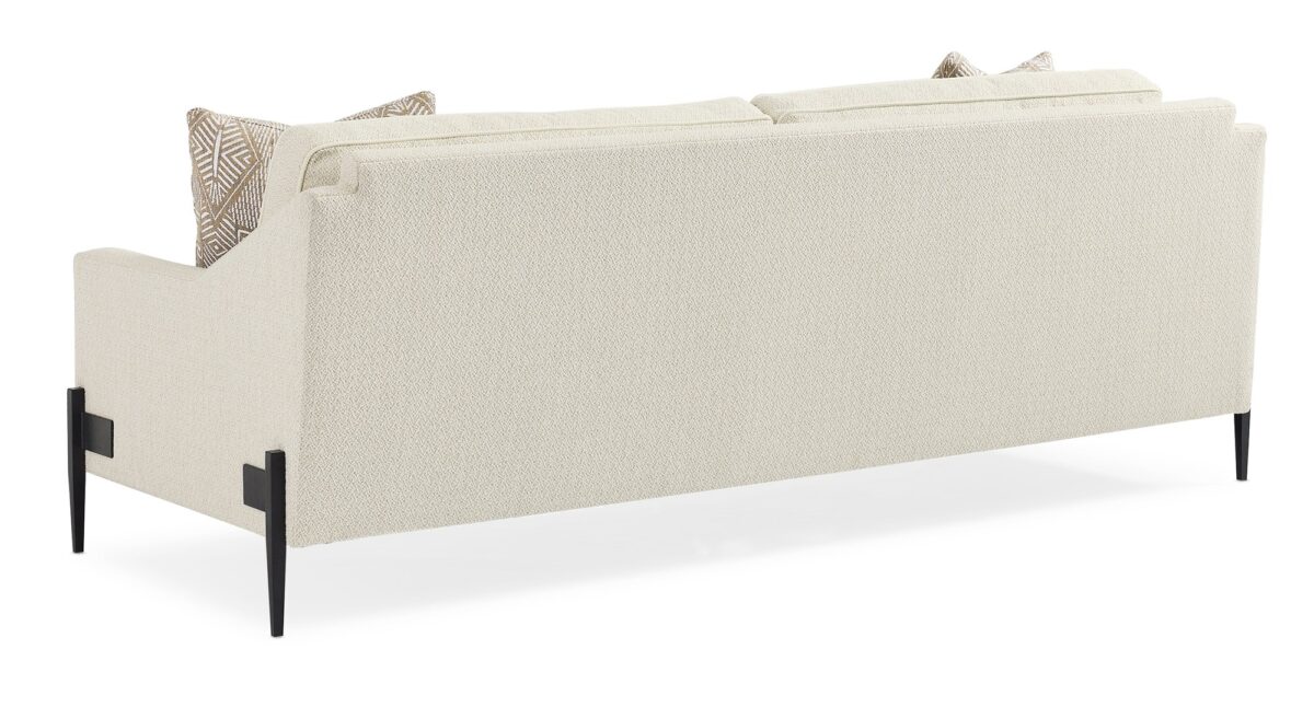 "Modern and stylish Remix Sofa by Caracole, featuring a sleek design with luxurious upholstery and clean lines for a sophisticated and comfortable living space."
