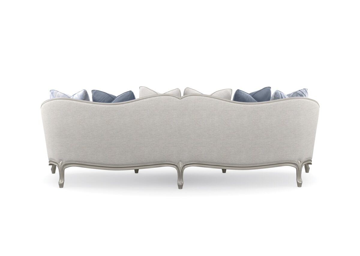 "Inviting and elegant Special Invitation Sofa by Caracole, offering luxurious upholstery and a refined design that adds sophistication and comfort to any living room."
