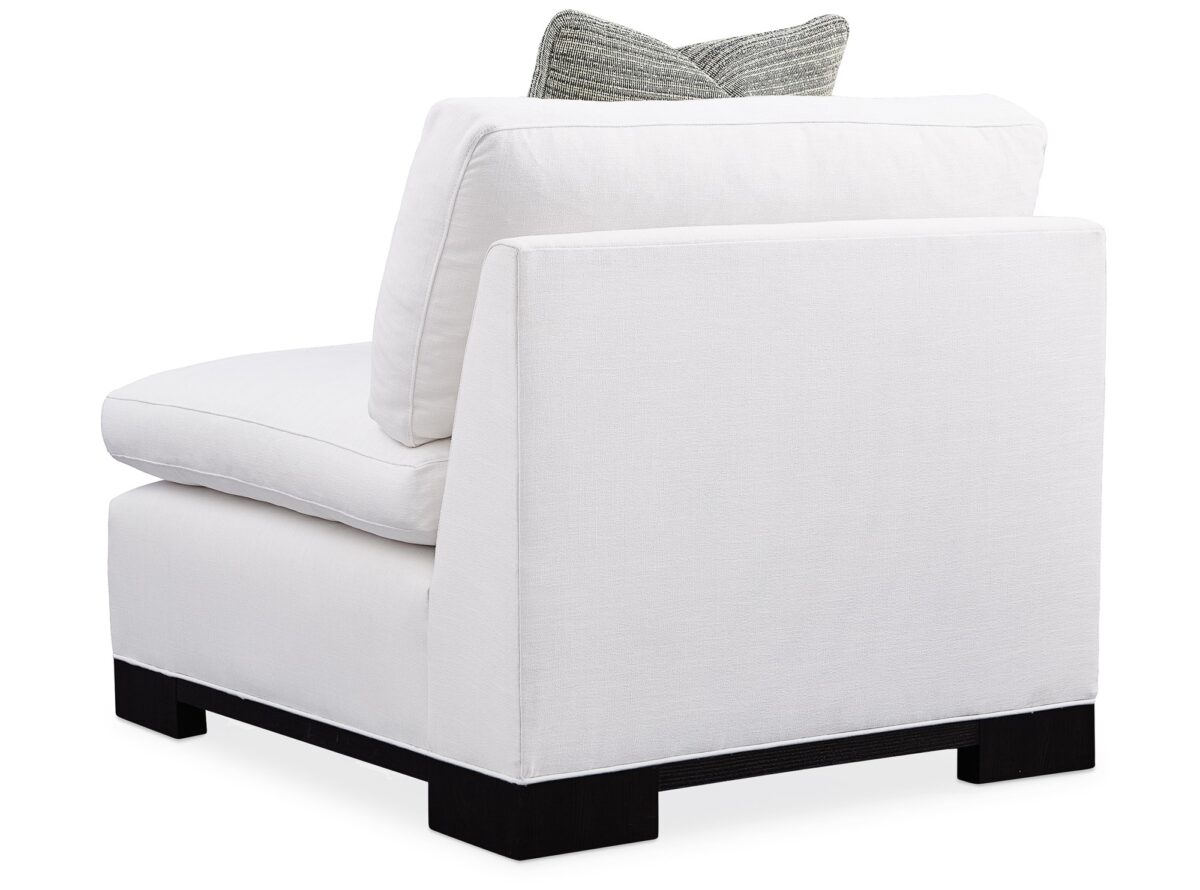 Add a touch of elegance with the Refresh Armless Chair by Caracole, blending sleek design and refined comfort for any modern setting.