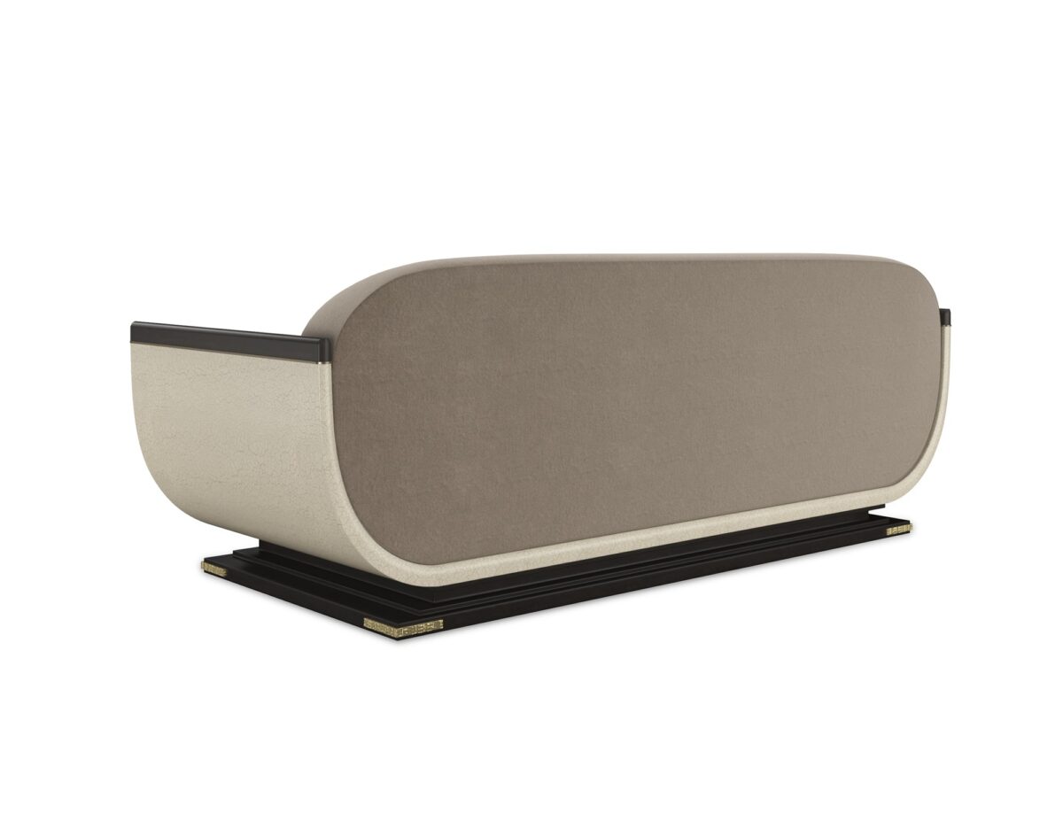 "Elegant Helena Sofa by Caracole, featuring refined lines, plush upholstery, and a modern design that adds sophistication and comfort to any room."
