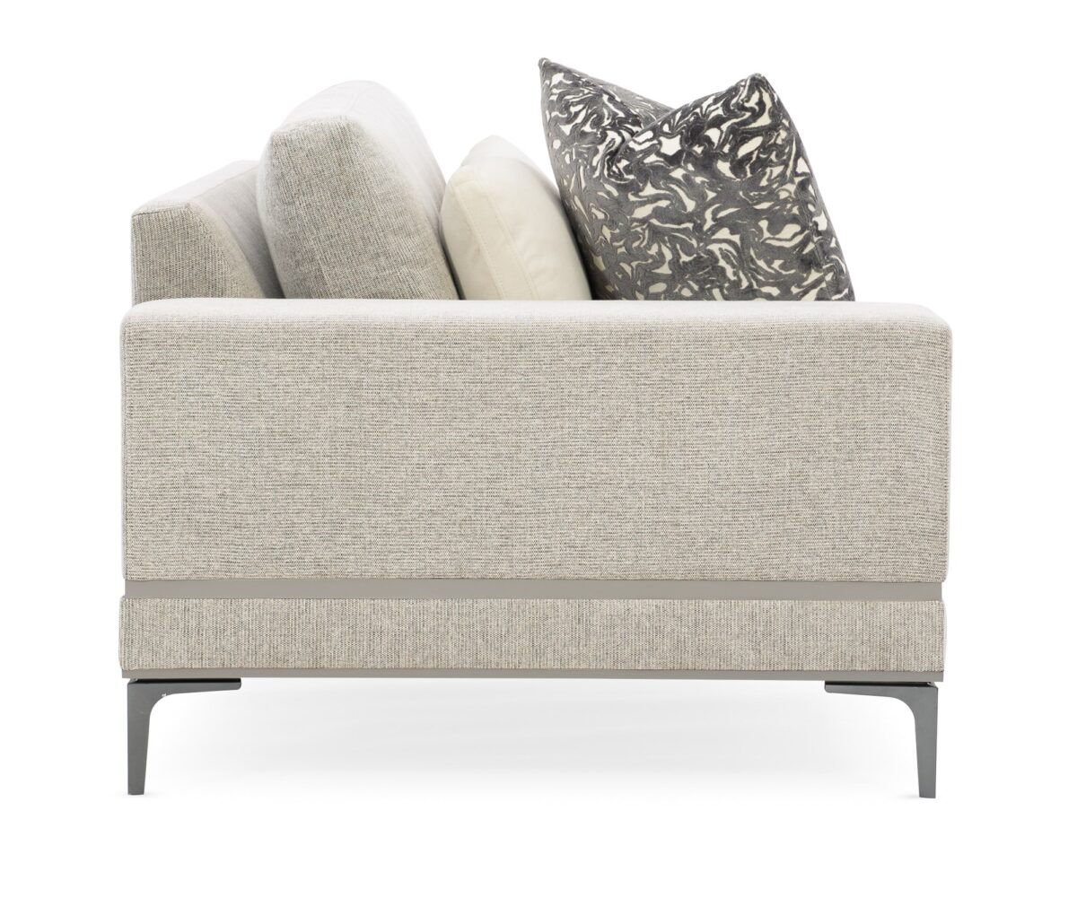 Repetition LAF Loveseat by Caracole – Elegant modern seating for luxury living rooms." Let me know if you'd like any changes!