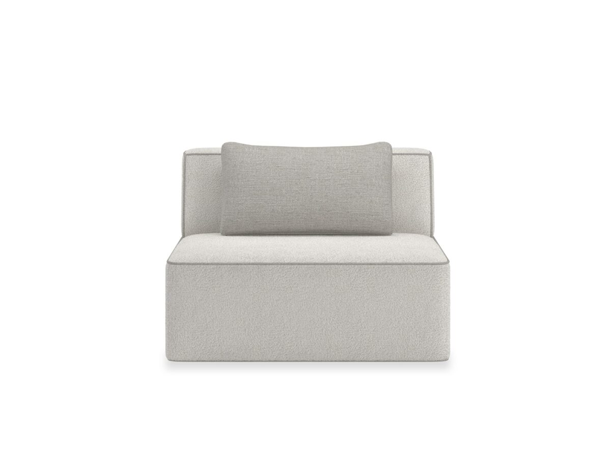 Enhance your decor with the Marbella Armless Chair by Caracole, offering a sleek design and sophisticated charm for any room.
