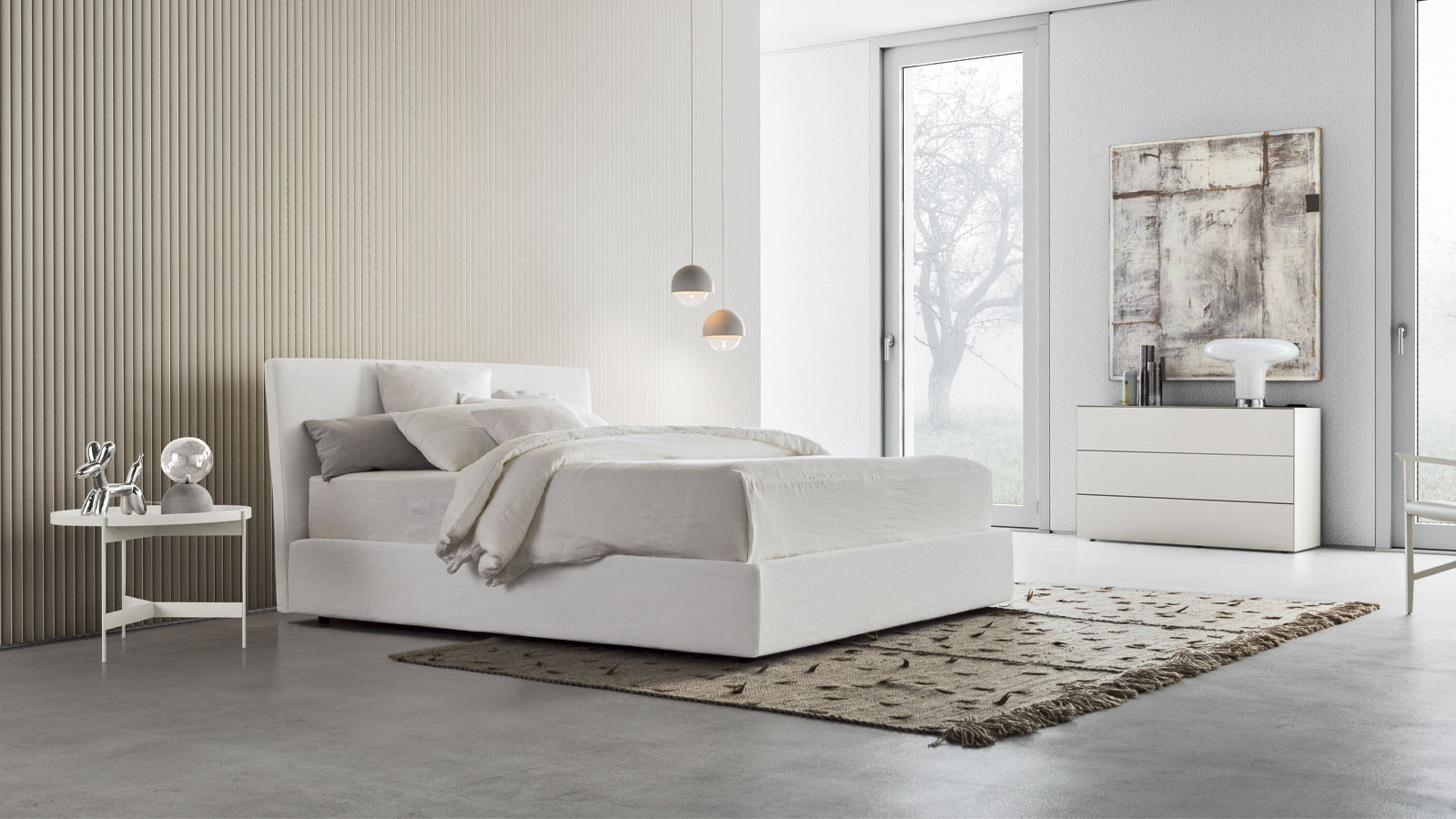 “Beta Up wardrobe by Pianca in bedroom setting – elegant Italian furniture with clean lines”