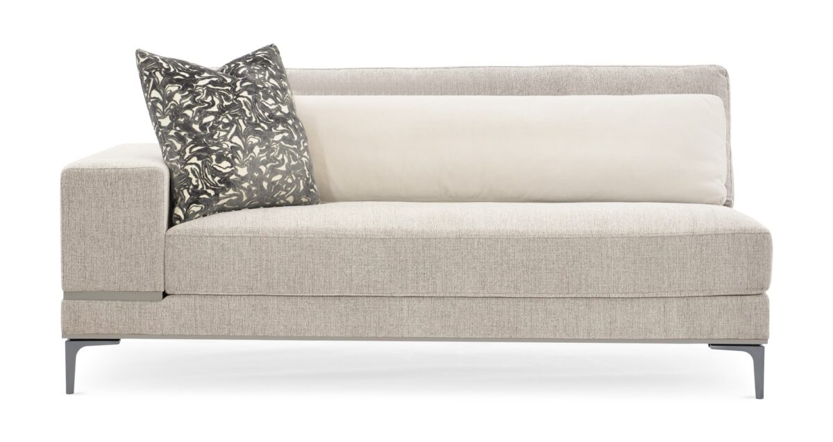 Repetition LAF Loveseat by Caracole – Elegant modern seating for luxury living rooms." Let me know if you'd like any changes!