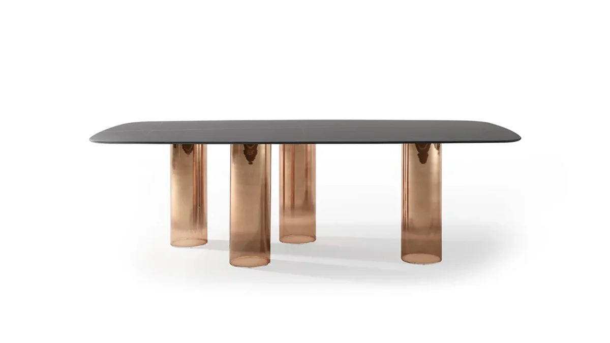Signore Degli Anelli 72 by Reflex showcased in Royal Oak Michigan showroom, modern Italian luxury furniture design.