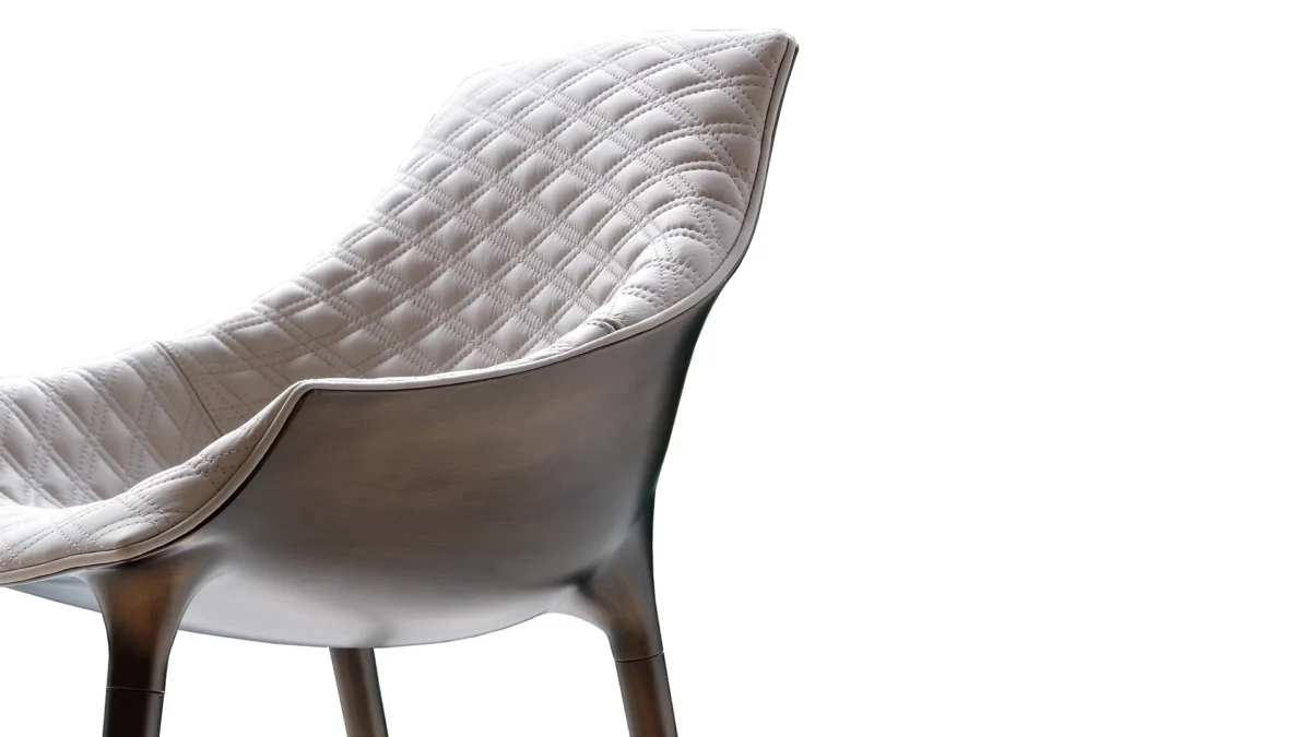 Milady by Reflex featured in Birmingham Michigan showroom, modern Italian luxury mirror design.