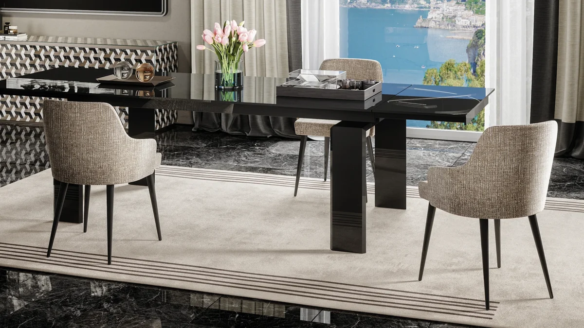 Comfort Sedia by Reflex featured in Birmingham Michigan showroom, modern Italian luxury chair design.