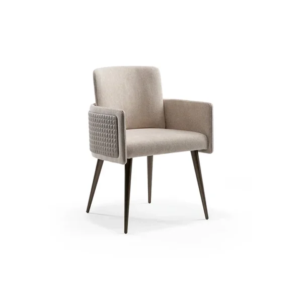 Amet Sedia by Reflex showcased in Royal Oak Michigan showroom, modern Italian luxury chair design.