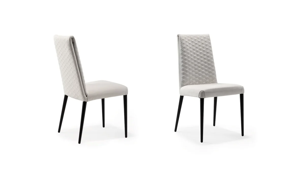 Luxurious York armchair by Reflex with soft Italian upholstery in Troy Michigan showroom