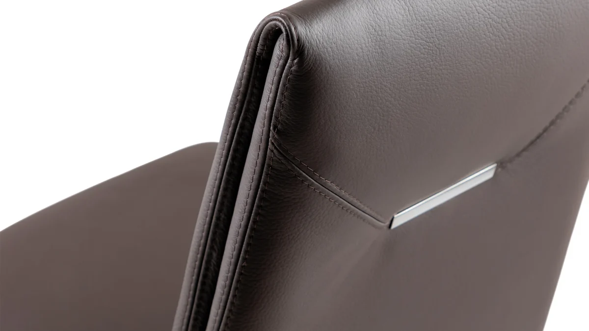 Luxurious Etoile chair by Reflex with fine Italian detailing in Birmingham Michigan showroom