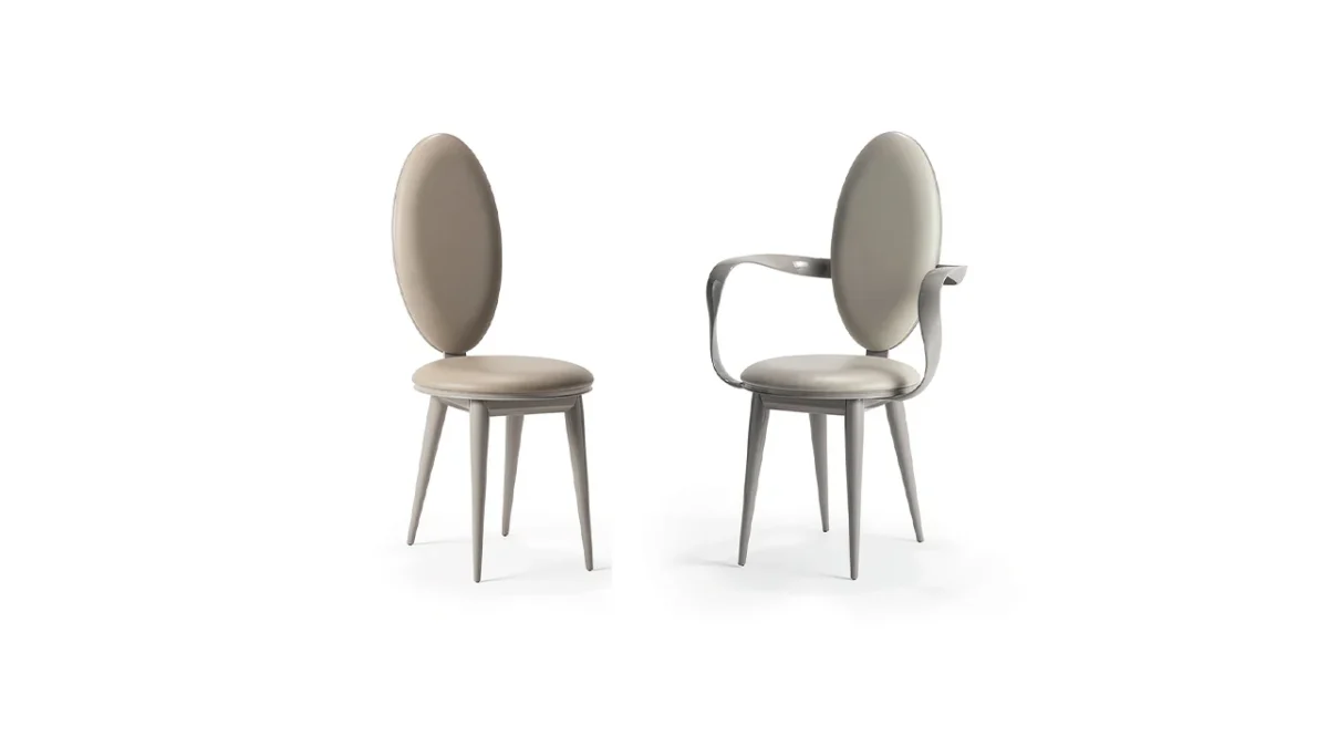 Modern Bastide Sedia chair by Reflex with elegant Italian styling in Birmingham Michigan showroom
