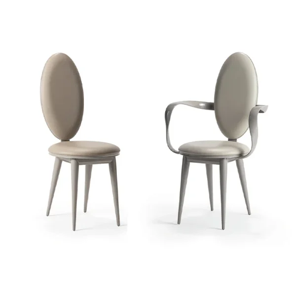 Modern Bastide Sedia chair by Reflex with elegant Italian styling in Birmingham Michigan showroom