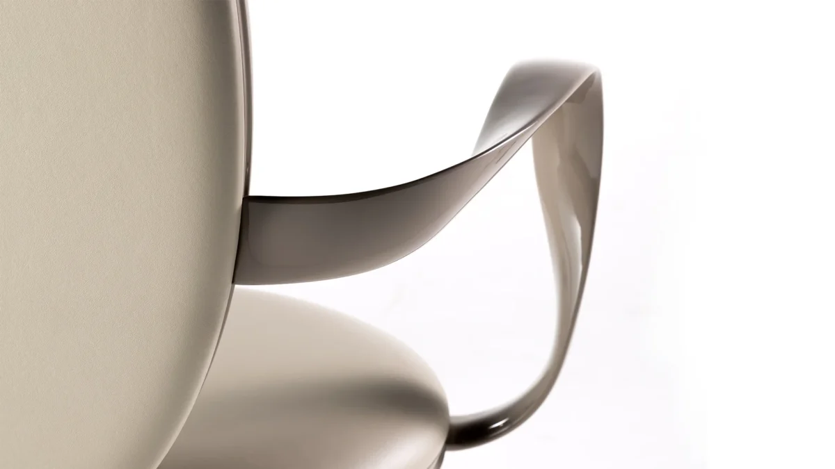 Modern Bastide Sedia chair by Reflex with elegant Italian styling in Birmingham Michigan showroom