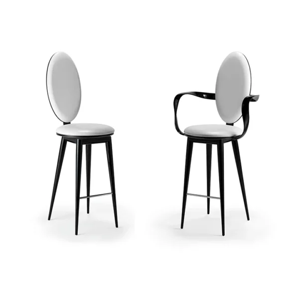 Italian Bastide Tabouret stool by Reflex with modern finish in Troy Michigan showroom