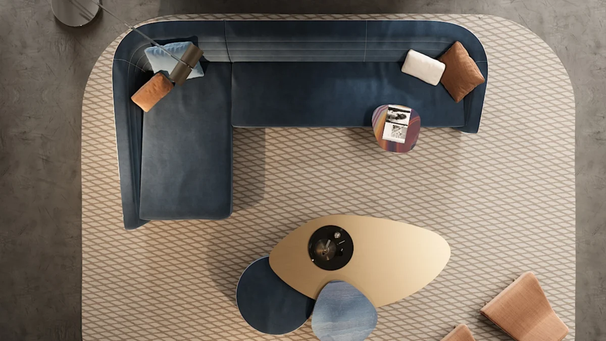 Italian GRANTURISMO SOFA by Reflex available in Birmingham Michigan