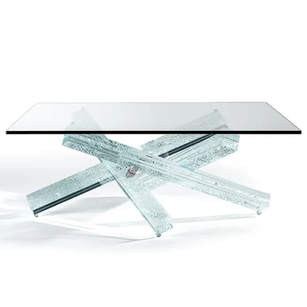 Contemporary Mikado 40 table by Reflex with bold Italian aesthetics in Royal Oak Michigan showroom