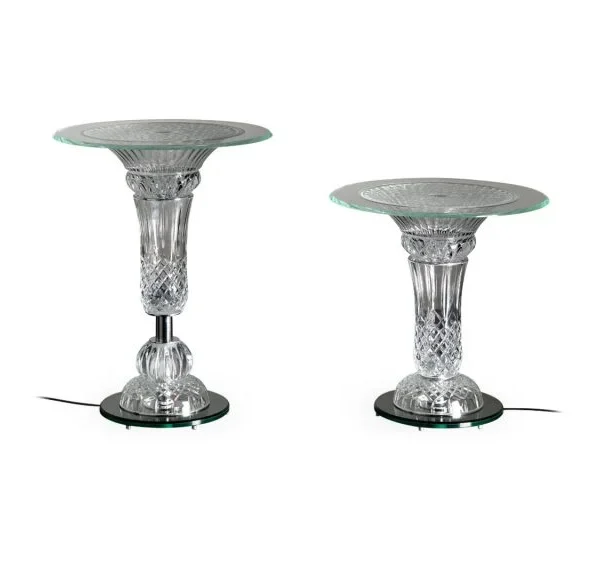 Palazzo Ducale 55 by Reflex – elegant dining table with glass top and metal base, perfect for modern interiors in Troy, MI.