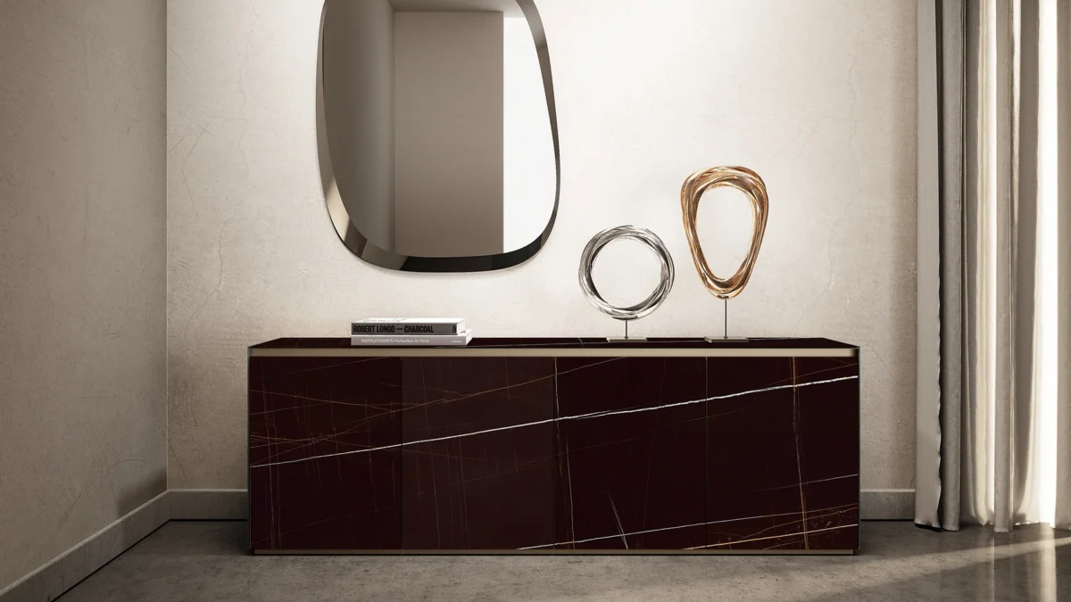 Contemporary MONOLITE BUFFET by Reflex Angelo in Royal Oak Michigan showroom