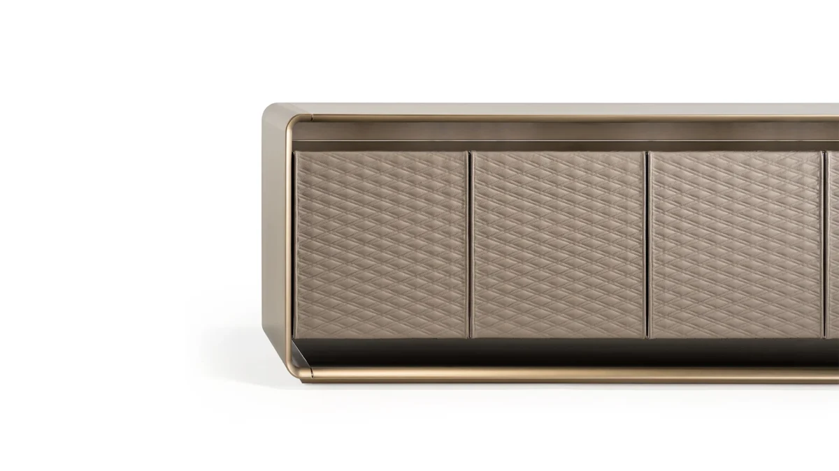 Oh Buffet by Reflex showcased in Royal Oak Michigan showroom, modern Italian luxury sideboard design.