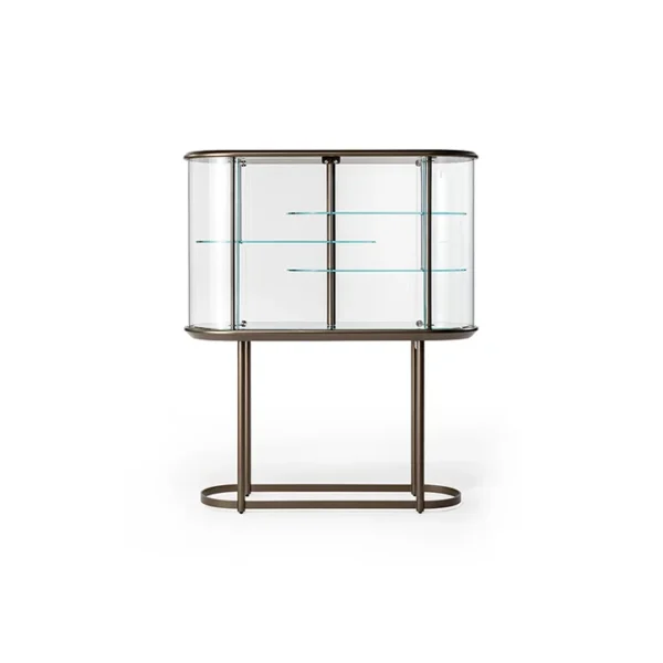 Big Ben Bar Reflex modern Italian bar cabinet with lacquered finish tailored for luxury entertaining in Royal Oak Michigan