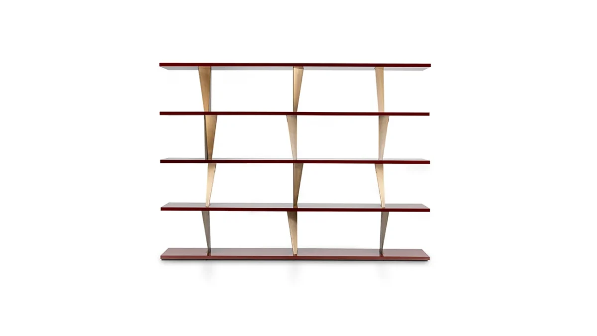 Prisma Bookshelf Special by Reflex showcased in Royal Oak Michigan showroom, modern Italian luxury furniture design.