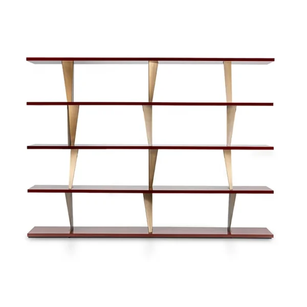 Prisma Bookshelf Special by Reflex showcased in Royal Oak Michigan showroom, modern Italian luxury furniture design.