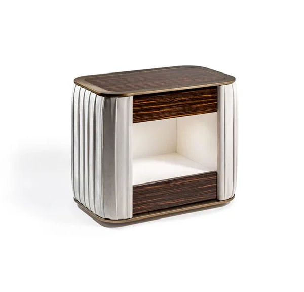 Plisse bedside table in modern Italian style – Royal Oak Michigan