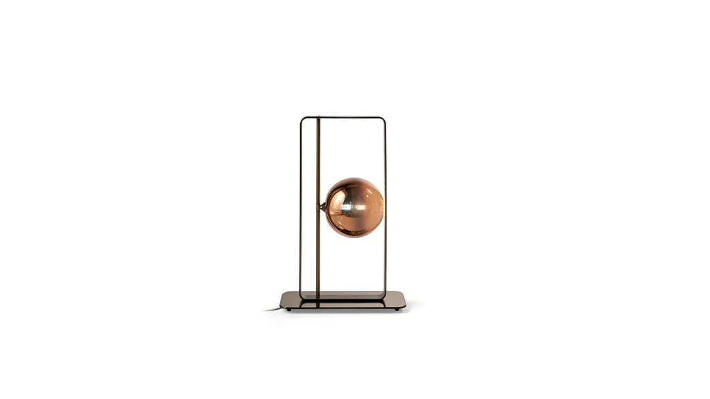 Elegant OH table lamp with minimalist spherical design