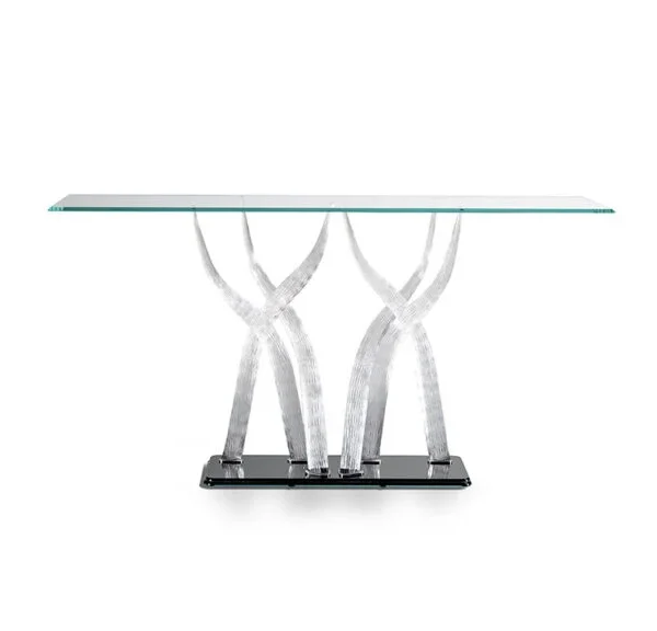 Flambe Royale Console with sculptural Italian design by Reflex