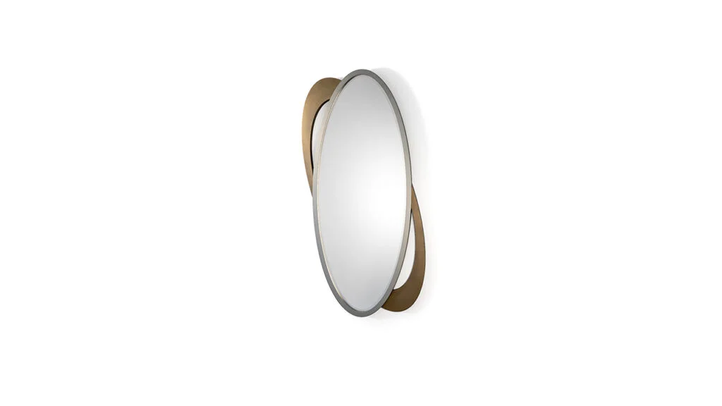 Modern Italian wall mirror with abstract design