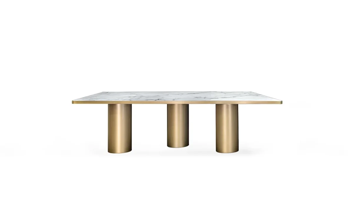Signore Degli Anelli 72 Steel by Reflex featured in Birmingham Michigan showroom, modern Italian luxury furniture design.