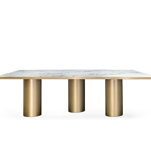 Signore Degli Anelli 72 Steel by Reflex featured in Birmingham Michigan showroom, modern Italian luxury furniture design.