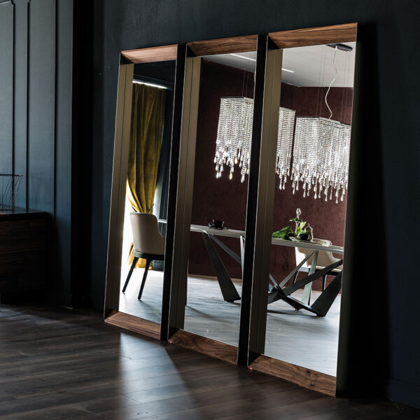 “EXCALIBUR by Cattelan Italia – modern Italian console table with sculptural metal base and elegant wood or ceramic top”
