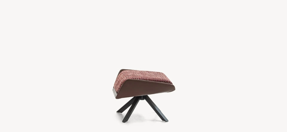 Clarissa by Moroso rear angle emphasizing elegant arching supports in a Royal Oak Michigan display