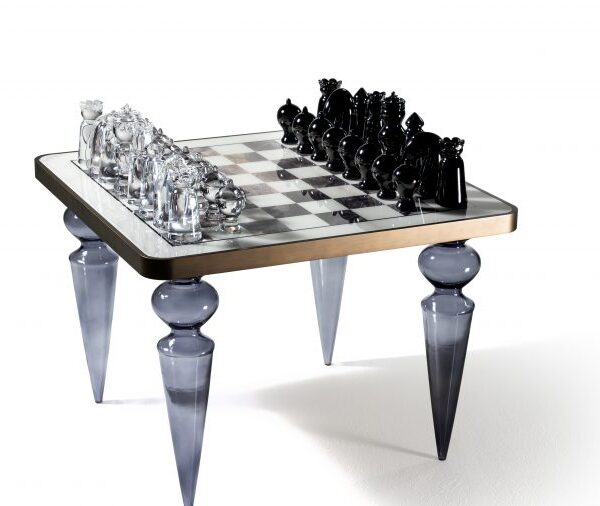 Modern Italian Chess 55 table in Troy Michigan showroom