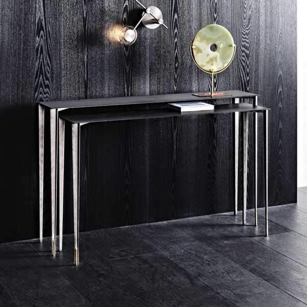 “ETOILE by Cattelan Italia – modern Italian dining chair with slender metal legs and upholstered seat”