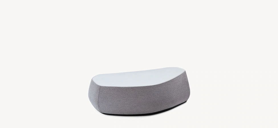 Fjord by Moroso top-down view illustrating waterfall seat edge and clean lines at the Michigan Design Center