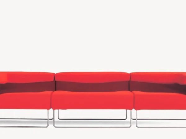 Lowseat Sofa by Moroso side profile highlighting armless structure and sculptural proportions in a Troy Michigan setting