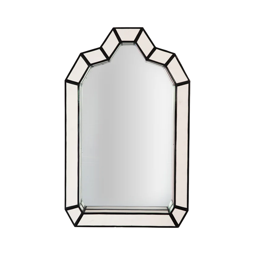 “CUT 'N PASTE Mirror by Seletti – modern Italian designer mirror with deconstructed collage-style frame”