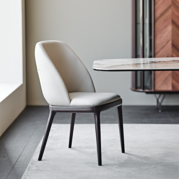 MARIEL chair by Cattelan Italia – modern Italian dining chair with elegant high back and fully upholstered frame