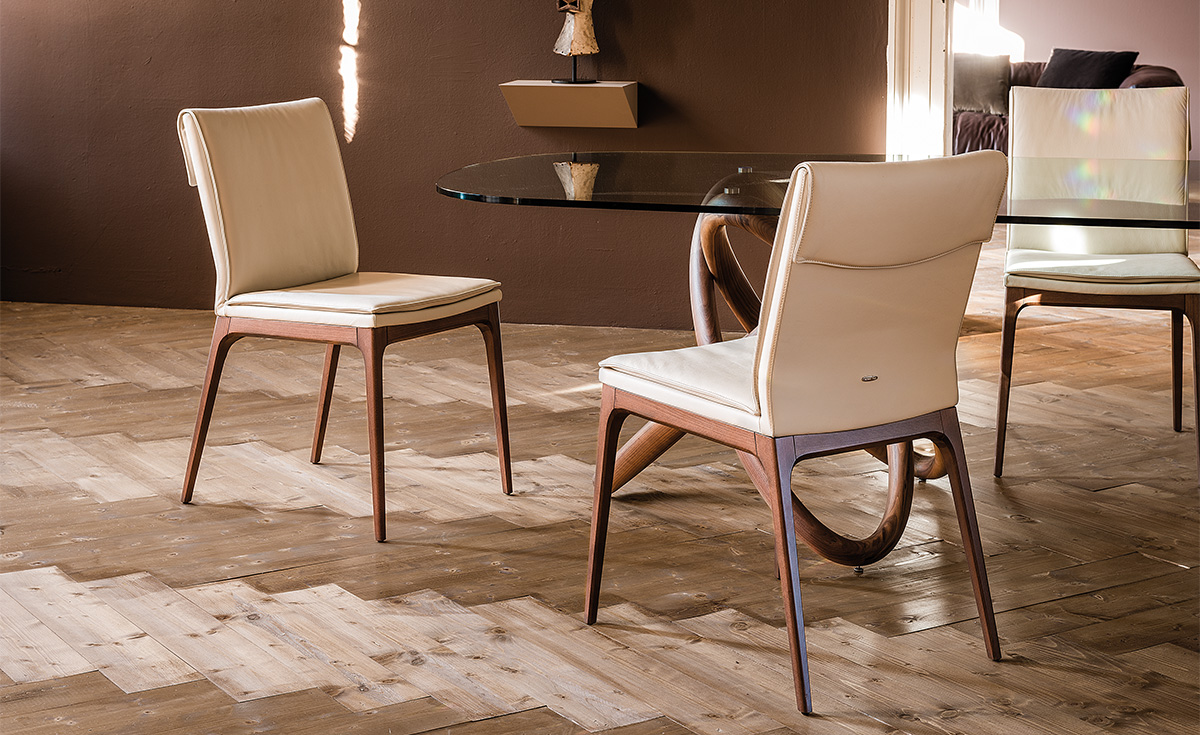 SOFIA chair by Cattelan Italia – modern Italian dining chair with upholstered seat and backrest